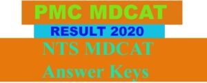 Pakistan Medical Commission MDCAT 2020 Result