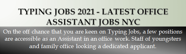 Typing Jobs