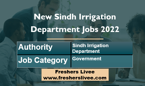 New Sindh Irrigation Department Jobs 2022