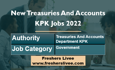 New Treasuries And Accounts KPK Jobs 2022