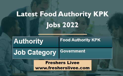 Latest Food Authority KPK Jobs 2022