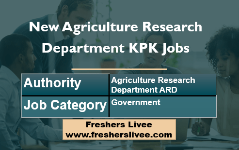 New Agriculture Research Department KPK Jobs
