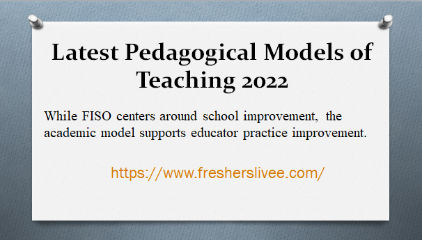 Latest Pedagogical Models of Teaching 2022