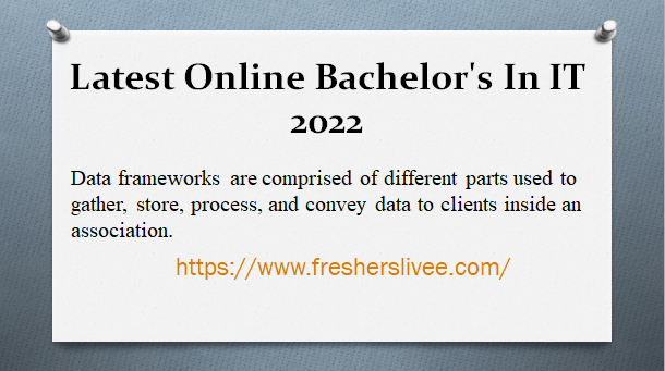 Latest Online Bachelor's In IT 2022
