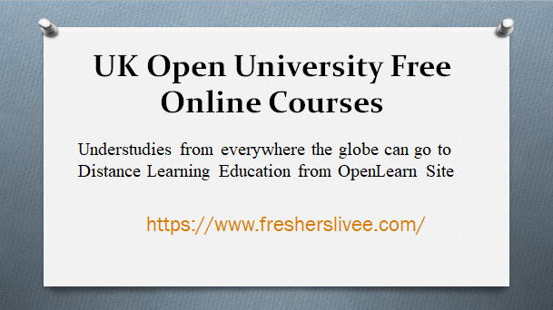UK Open University Free Online Courses
