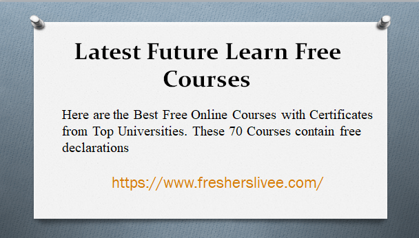 Latest Future Learn Free Courses