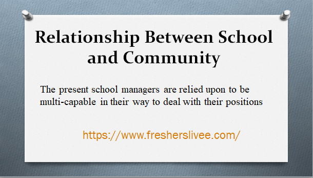 Relationship Between School and Community