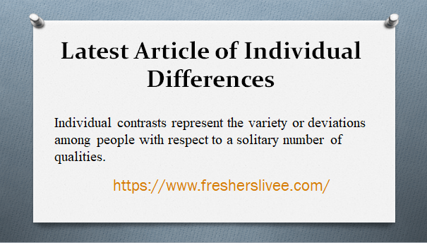 Latest Article of Individual Differences