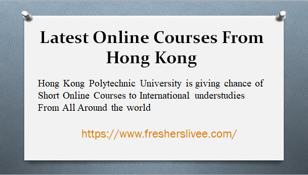 Latest Online Courses From Hong Kong