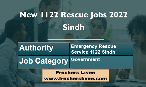 New 1122 Rescue Jobs 2022 Sindh
