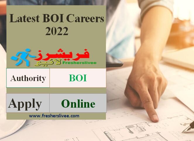 Latest BOI Careers 2022