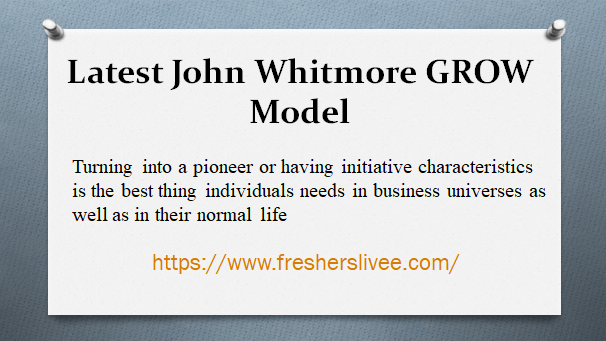 Latest John Whitmore GROW Model 