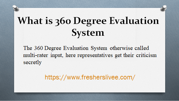What is 360 Degree Evaluation System