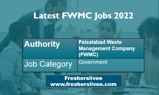 Latest FWMC Jobs 2022