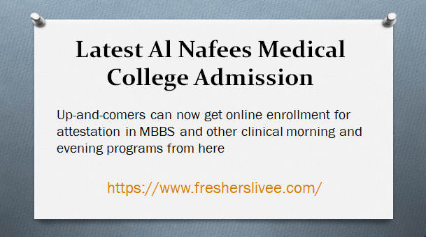Latest Al Nafees Medical College Admission