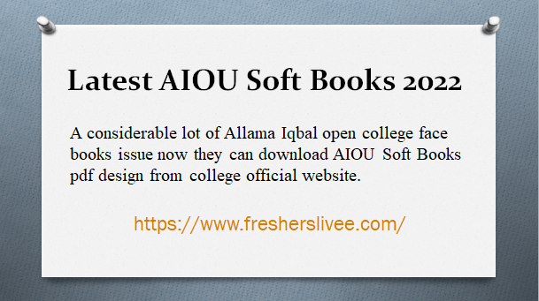 Latest AIOU Soft Books 2022