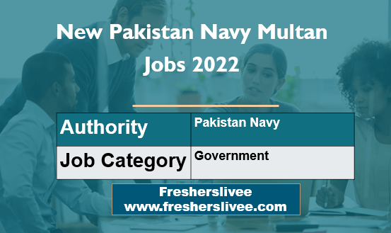 New Pakistan Navy Multan Jobs 2022