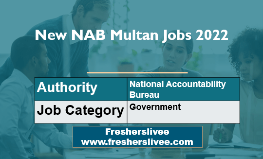 New NAB Multan Jobs 2022