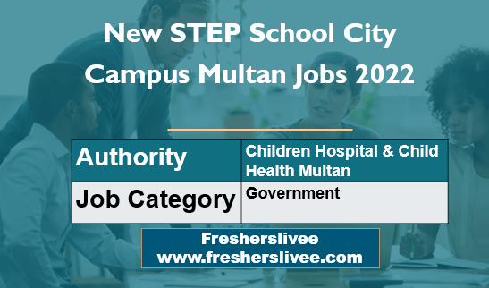 New STEP School City Campus Multan Jobs 2022