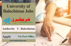 University of Balochistan New Jobs 2022