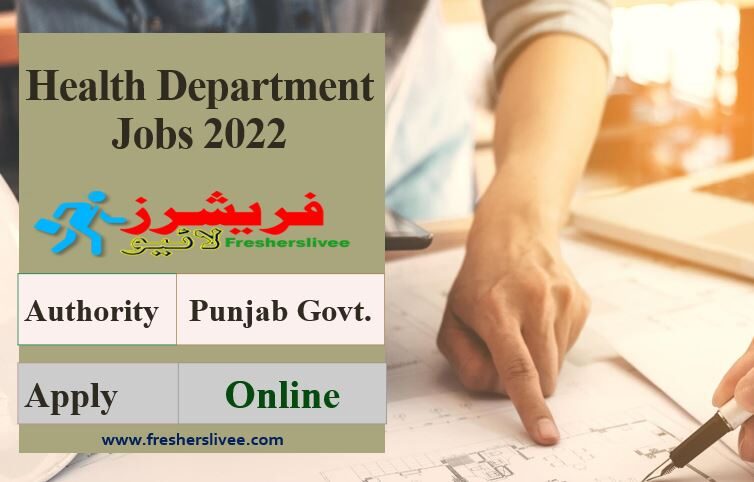 Health Department Punjab New Jobs 2022