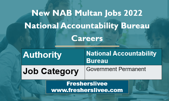 New NAB Multan Jobs 2022