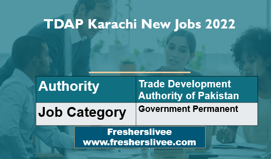 TDAP Karachi New Jobs 2022
