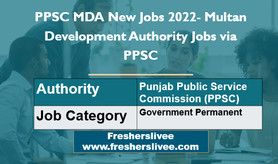 PPSC MDA New Jobs 2022