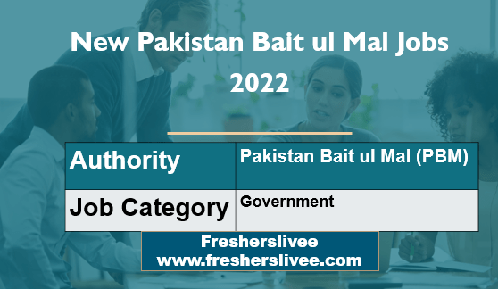 New Pakistan Bait ul Mal Jobs 2022