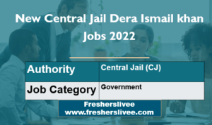 New Central Jail Dera Ismail khan Jobs 2022