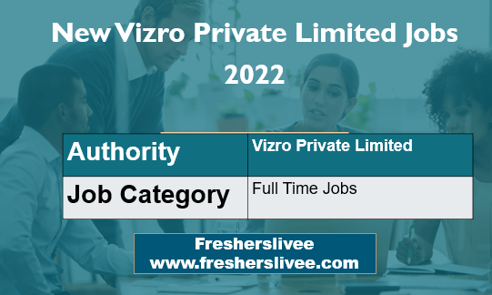 New Vizro Private Limited Jobs 2022