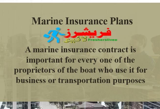 Marine Insurance Plans