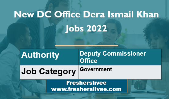 New DC Office Dera Ismail Khan Jobs 2022