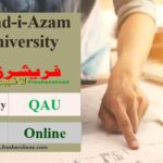 Quaid-i-Azam University Admission 2022