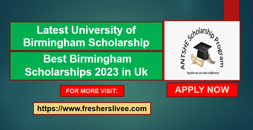 Latest University of Birmingham Scholarship