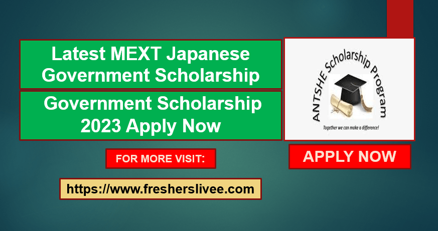 Latest MEXT Japanese Government Scholarship
