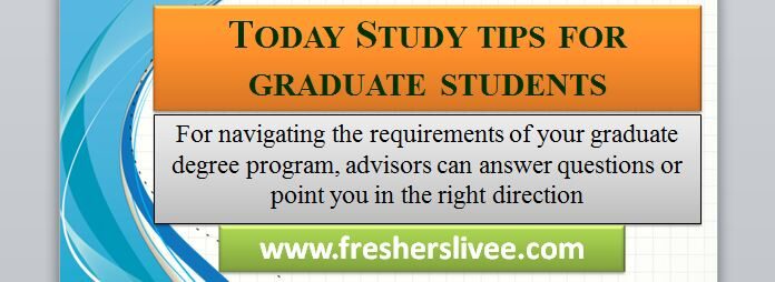 Study tips for graduate students