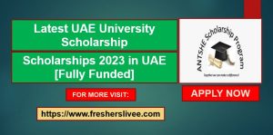 Latest UAE University Scholarship