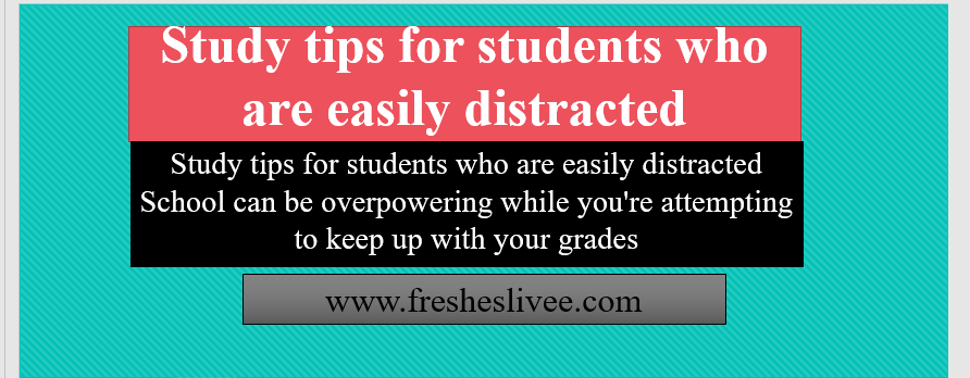 Study tips for students