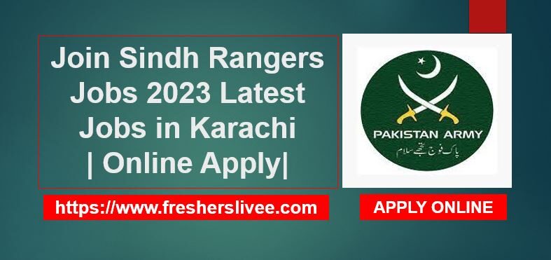 Join Sindh Rangers Jobs 2023