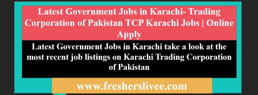 Latest Government Jobs in Karachi