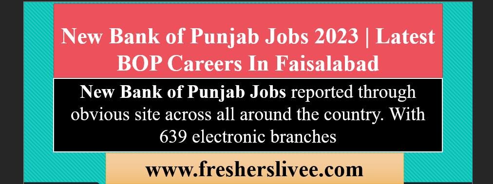 New Bank of Punjab Jobs