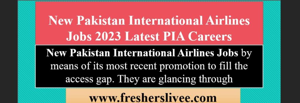 New Pakistan International Airlines Jobs