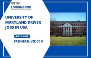 University of Maryland Driver Jobs