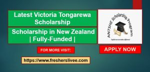 Latest Victoria Tongarewa Scholarship