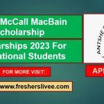 Latest McCall MacBain Scholarship